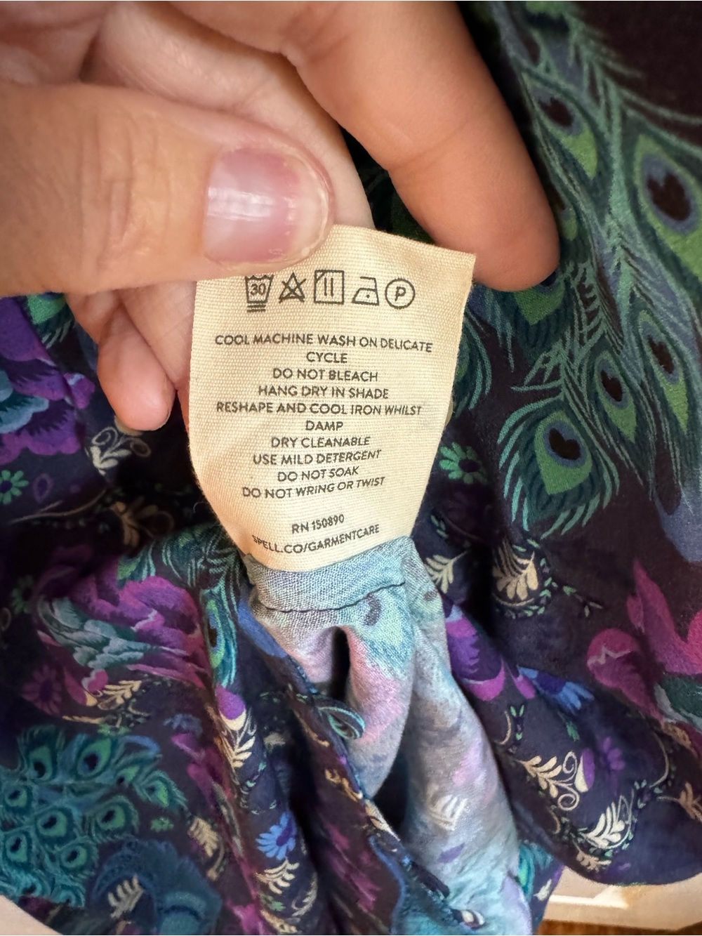 Spell Bohemian Purple Button Through Maxi - Picture 8 of 8